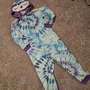 D4🔹️Wonder Nation Purple and Blue Tie-Dye Kids Bodysuit
